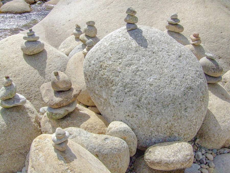 Stacked Stones, Extremadura Spain 2005 Photograph