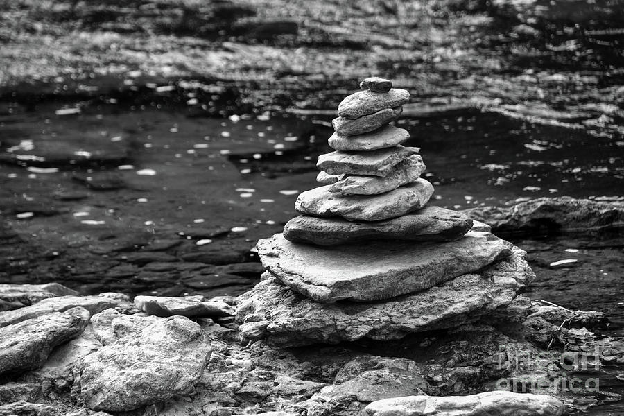 Stacked Stones Photograph by Phil Perkins