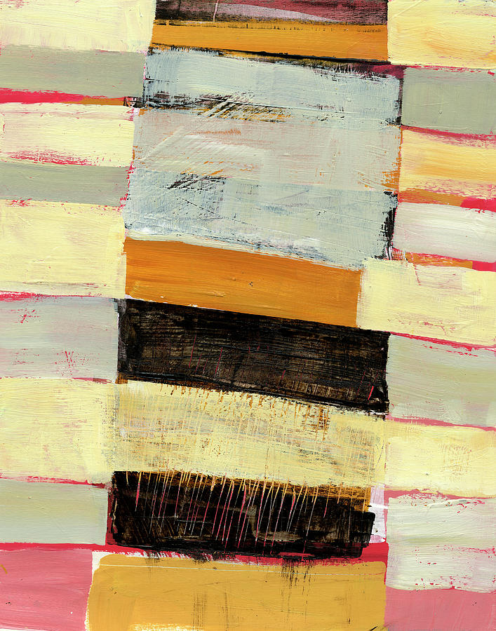 Stacked Stripes #10 Painting by Jane Davies