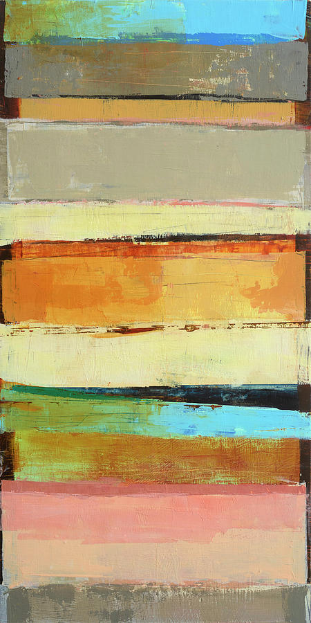 Stacked Stripes #16 Painting by Jane Davies