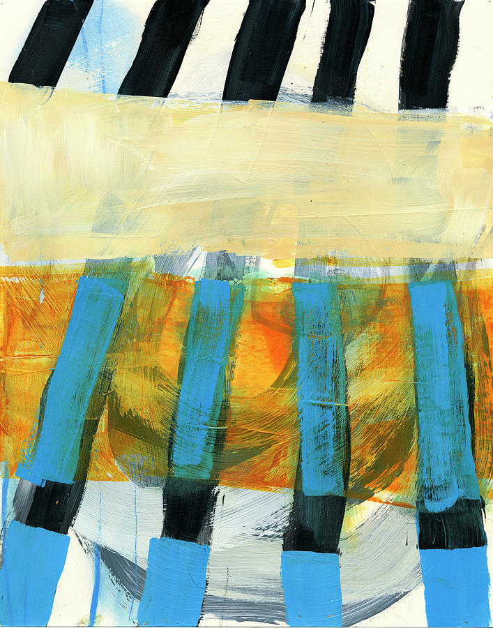 Stacked Stripes #3 Painting by Jane Davies