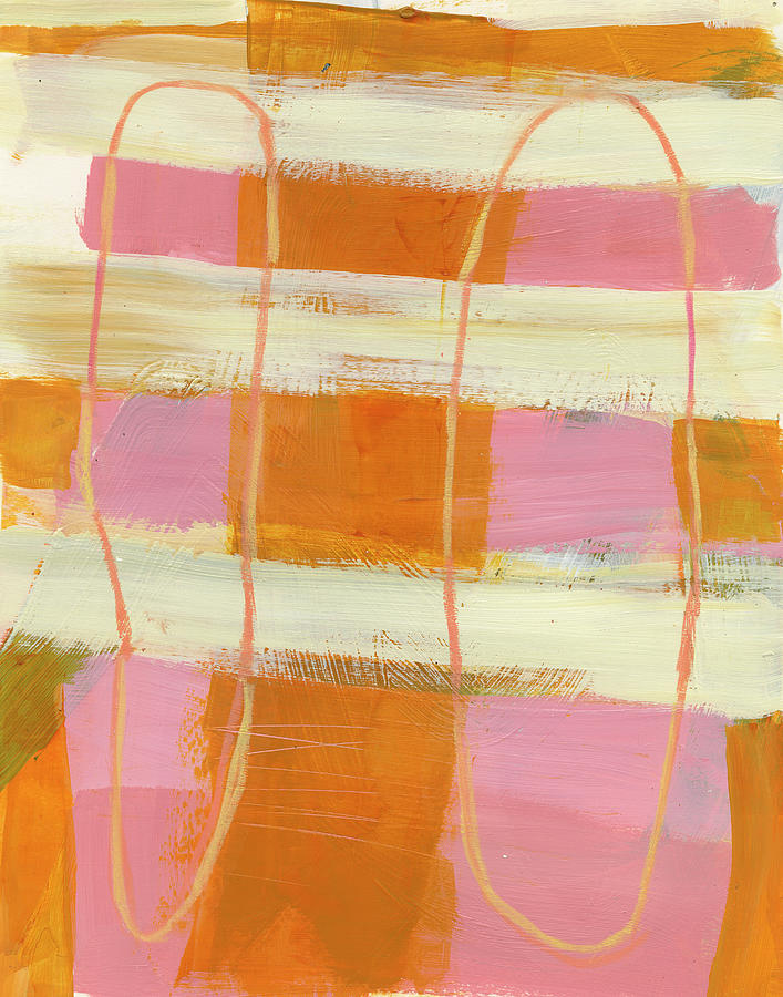 Stacked Stripes #5 Painting by Jane Davies