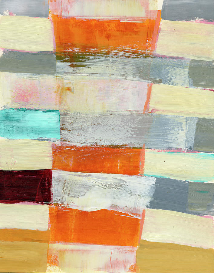 Stacked Stripes #6 Painting by Jane Davies