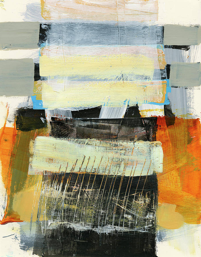 Stacked Stripes #9 Painting by Jane Davies