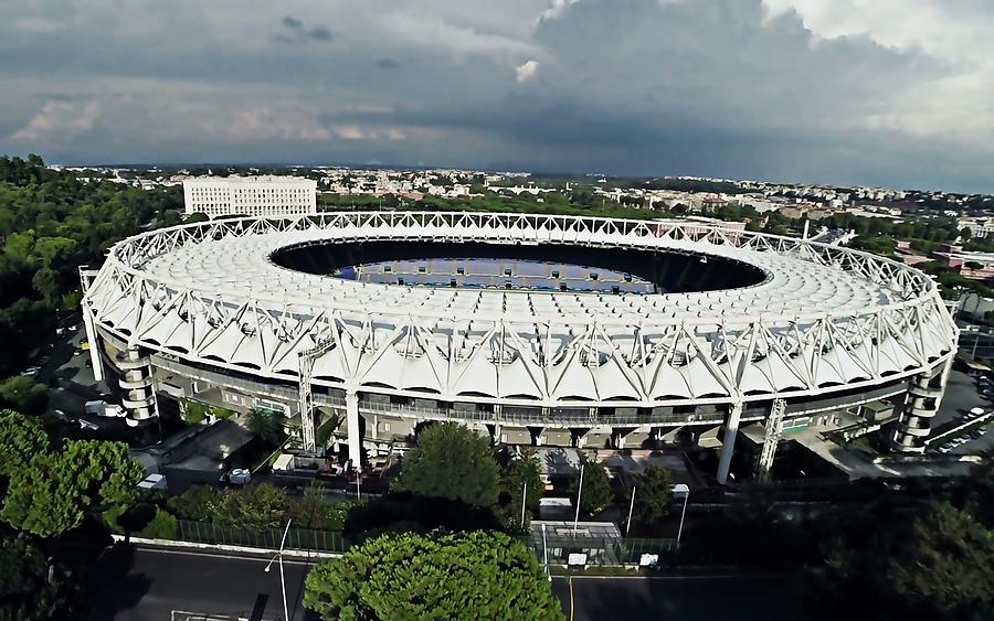 Stadio Olimpico Italian football stadium Rome Italy sports arenas AS ...