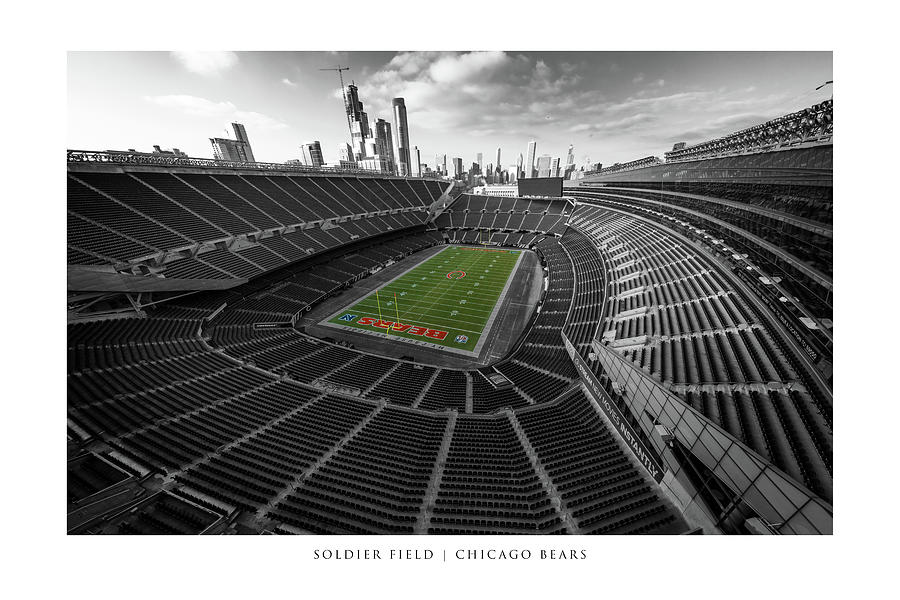 Chicago Bears Photograph - Chicago Bears #77 by Robert Hayton