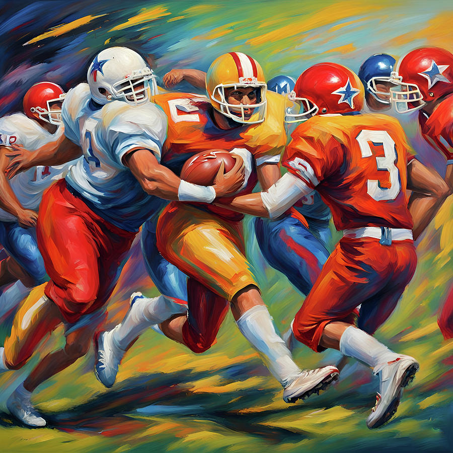 Stadium Atmosphere Painting by CIKA Artist - Fine Art America