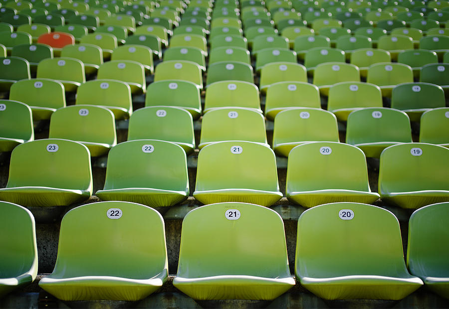 Stadium chair Photograph by Philipp Klinger