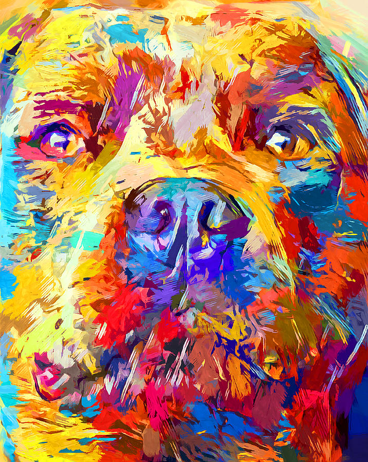 Staffordshire Bull Terrier Painting by Chris Butler
