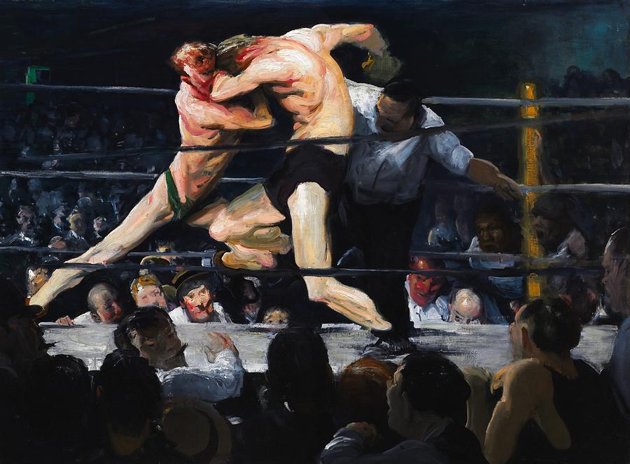 Stag At Sharkeys Painting By George Bellows Fine Art America