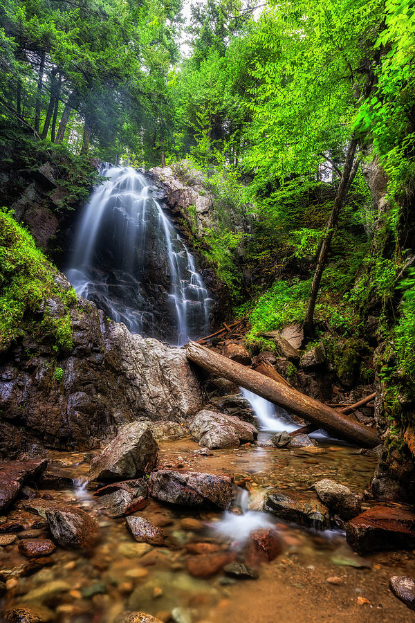 Nature Photograph - Stag Brook Falls 3 by Mark Papke