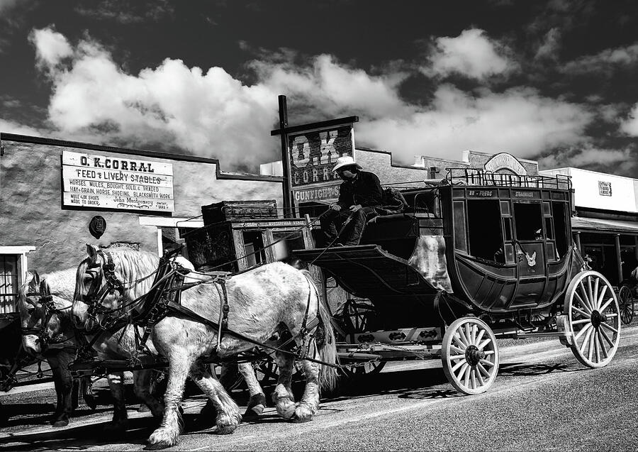 Stagecoach at Tombstone Arizona Photograph by James DeFazio