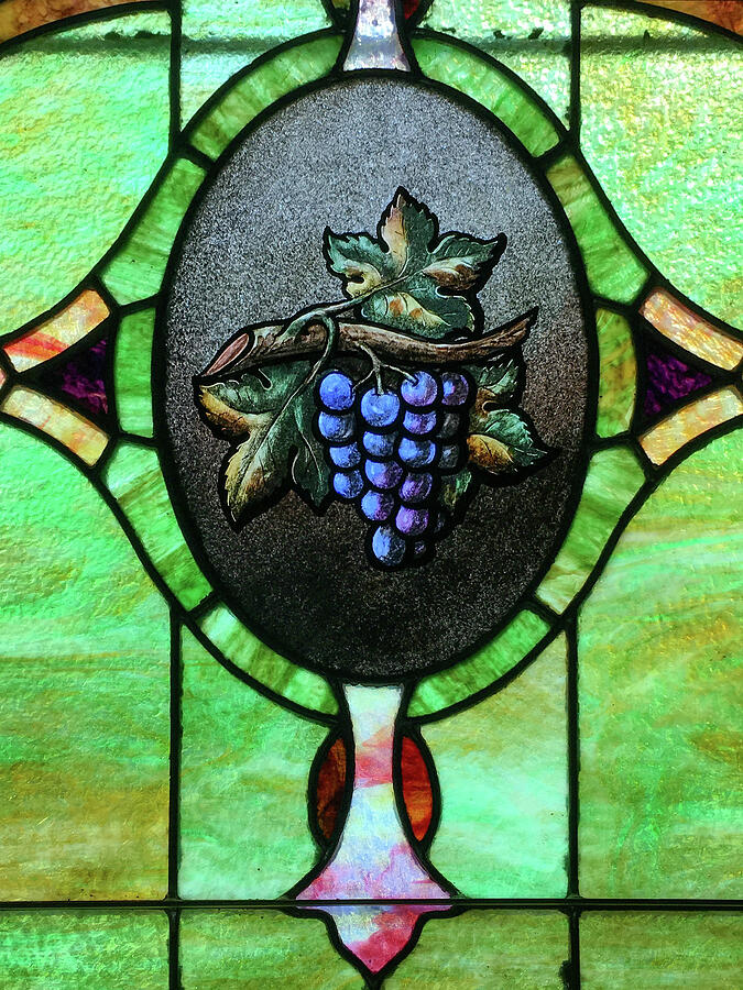 Stained Glass Grapes Photograph by Mary Tastad Stained Glass Grapes Photograph by Mary Tastad