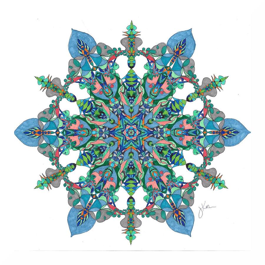 Stained Glass Mandala #23 by Jennifer Kohr Stained Glass Mandala #23 by Jennifer Kohr