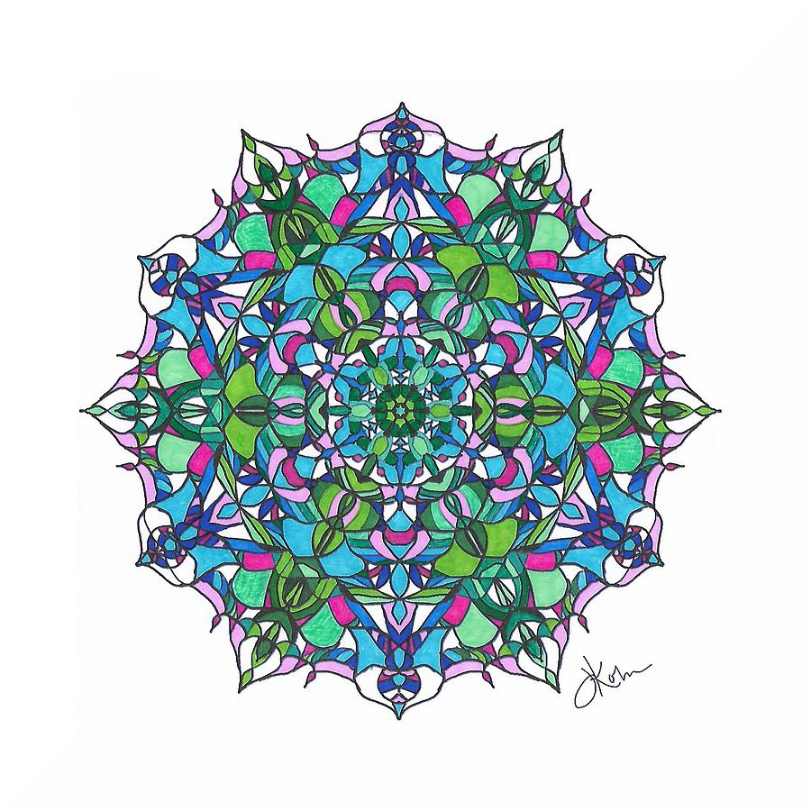 Stained Glass Mandala #6 by Jennifer Kohr Stained Glass Mandala #6 by Jennifer Kohr