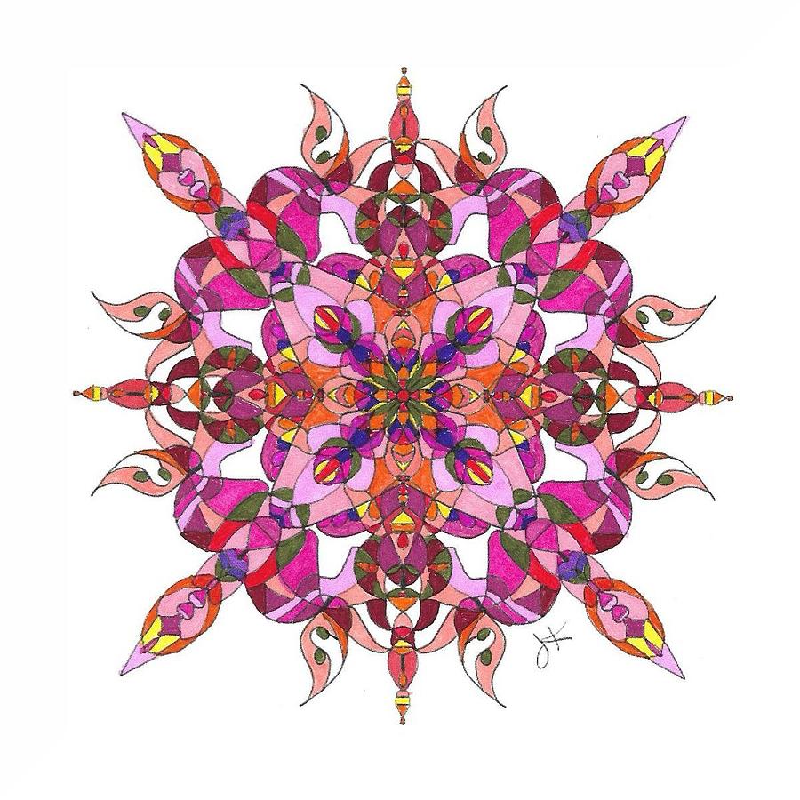 Stained Glass Mandala #m2 by Jennifer Kohr Stained Glass Mandala #m2 by Jennifer Kohr
