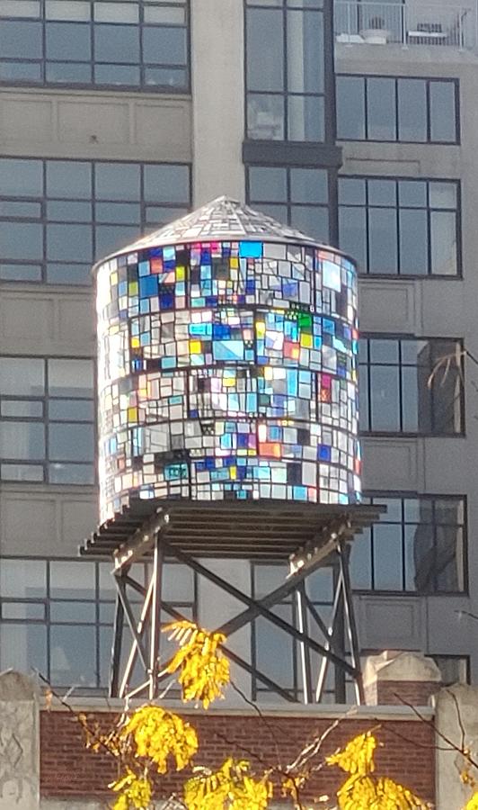 Stained Glass Watertower Photograph by Rob Hans