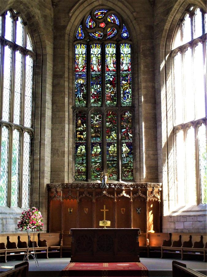 Stained Glass Window In Linlithgow Scotland Photograph By Lisa Collinsworth 7799