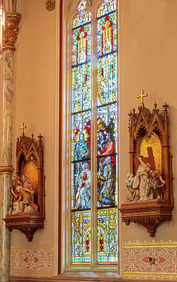 Stained glass window Photograph by Mike Worley Stained glass window Photograph by Mike Worley