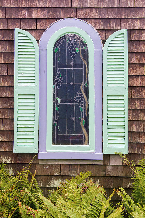 Stained Glass window Photograph by Nautical Chartworks