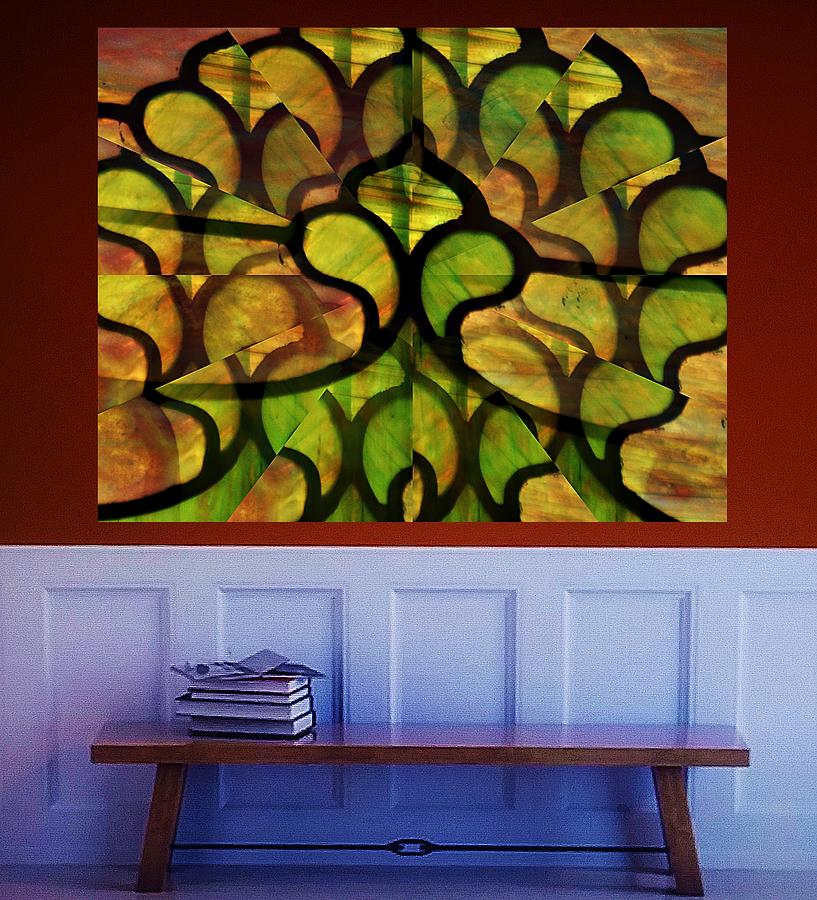 Stained Glass Window Showcase Mixed Media