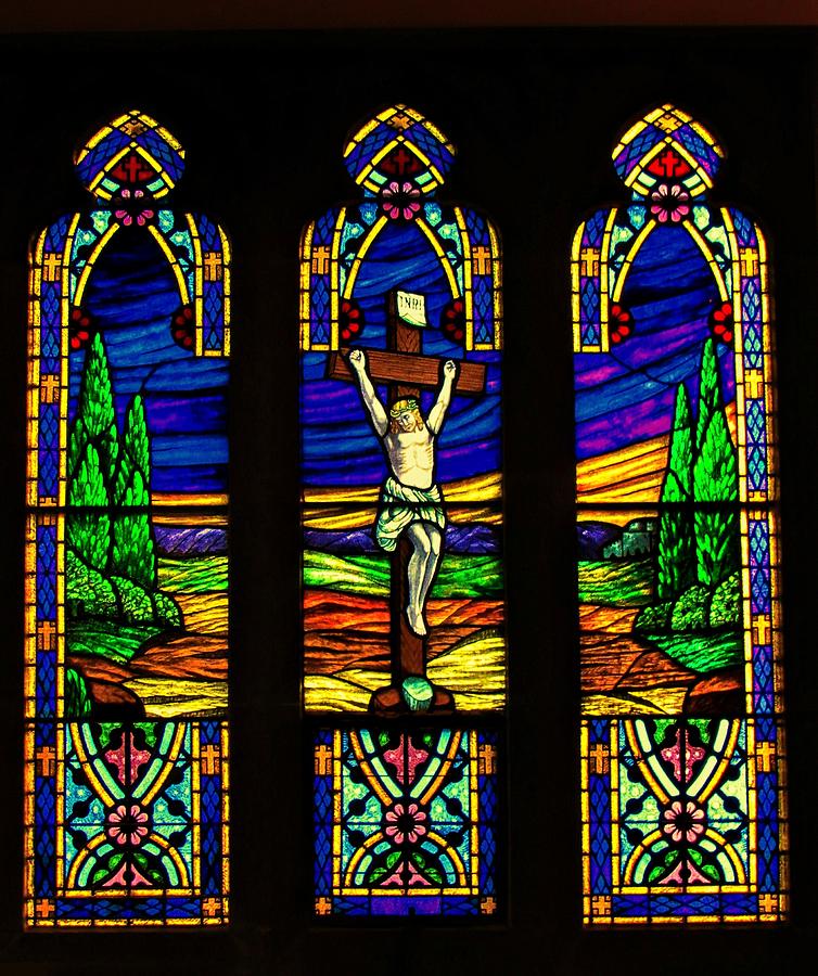 Stained Glass Windows Photograph by Curtis Tilleraas