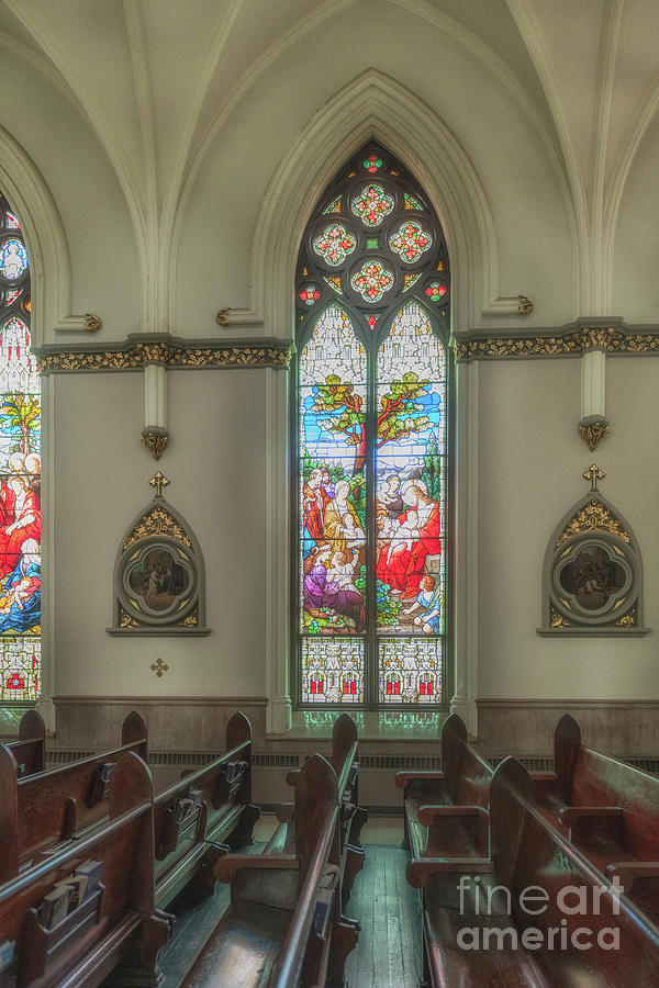 Stainglass Heavenly Light Photograph by Dale Powell