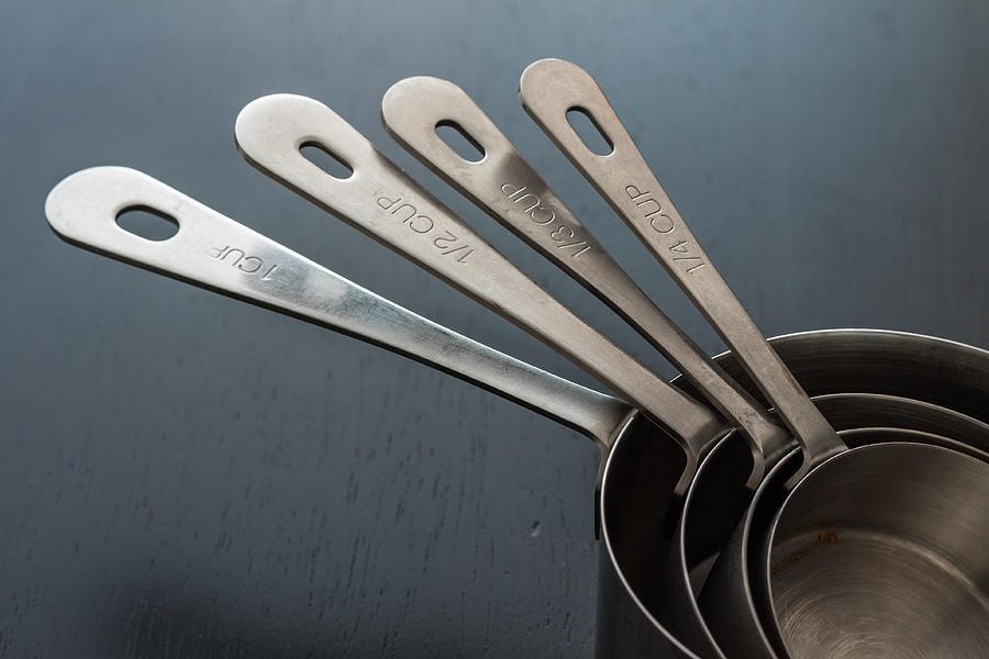 Stainless Steel Measuring Cups Photograph by Arata Photography