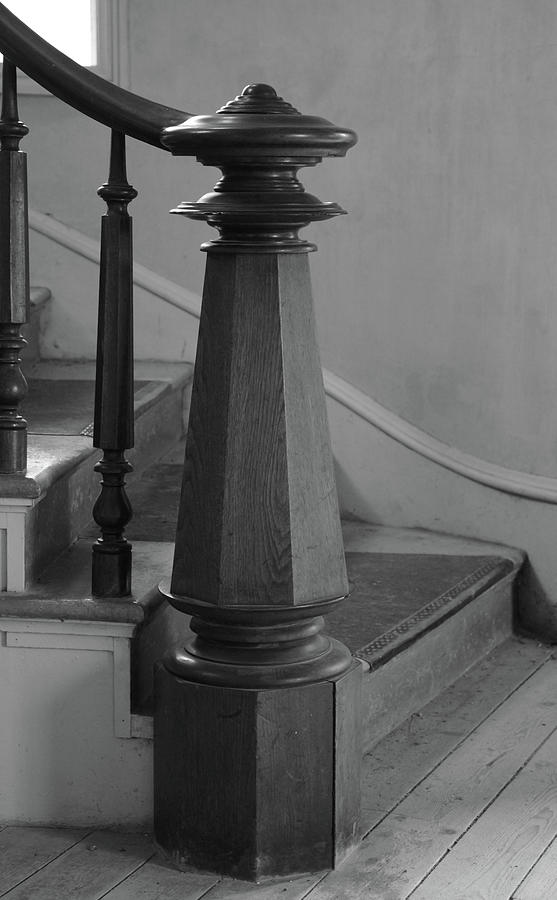 Stair Post Photograph