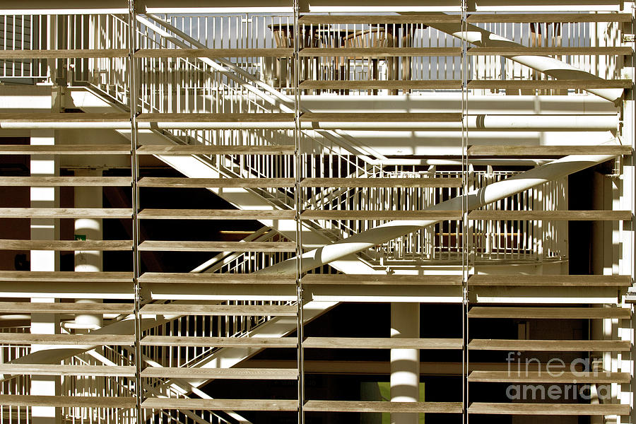 Architecture Photograph - Stair Rods at the Ageas Bowl by Terri Waters
