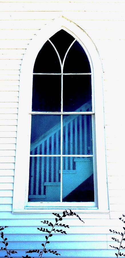 Staircase in a Church Window Photograph by Brandon Strellis