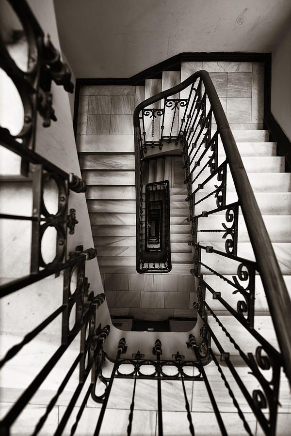 Staircase in hotel Photograph by Songquan Deng