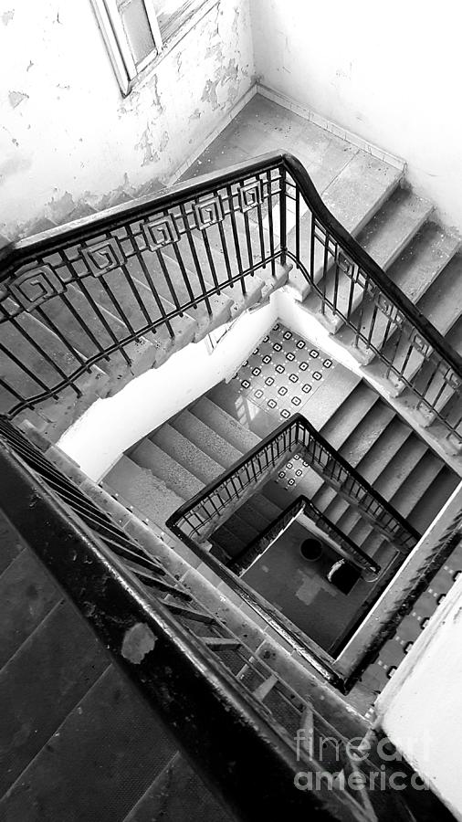 Staircase In Old Eclectic House Photograph