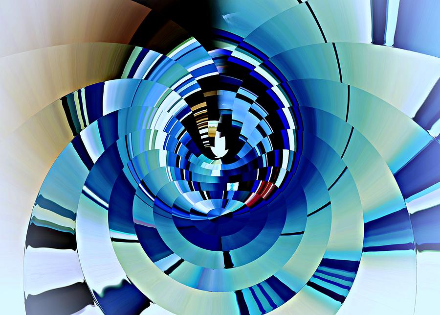 Staircase Spiral Digital Art by David Manlove