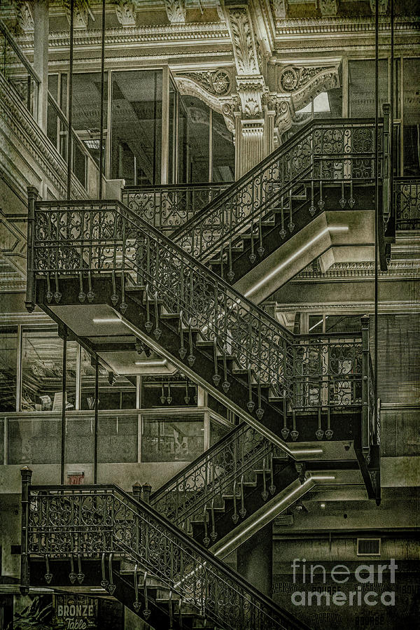 Stairs at the Bourse Photograph by Nick Zelinsky Jr