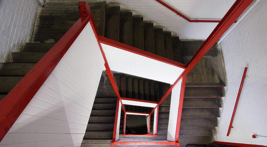 Stairs at the Mill Photograph by George Pennington