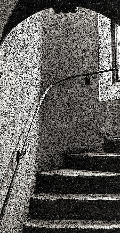 Stairs Indoors2 Photograph by John Linnemeyer
