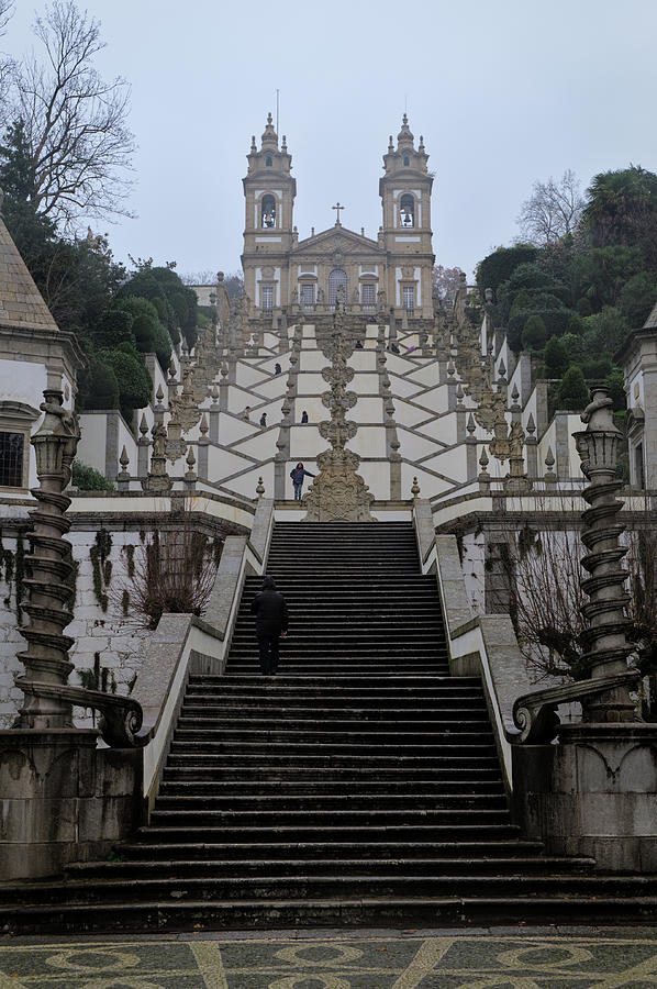 Stairs of Bom Jesus de Braga Photograph by Angelo DeVal