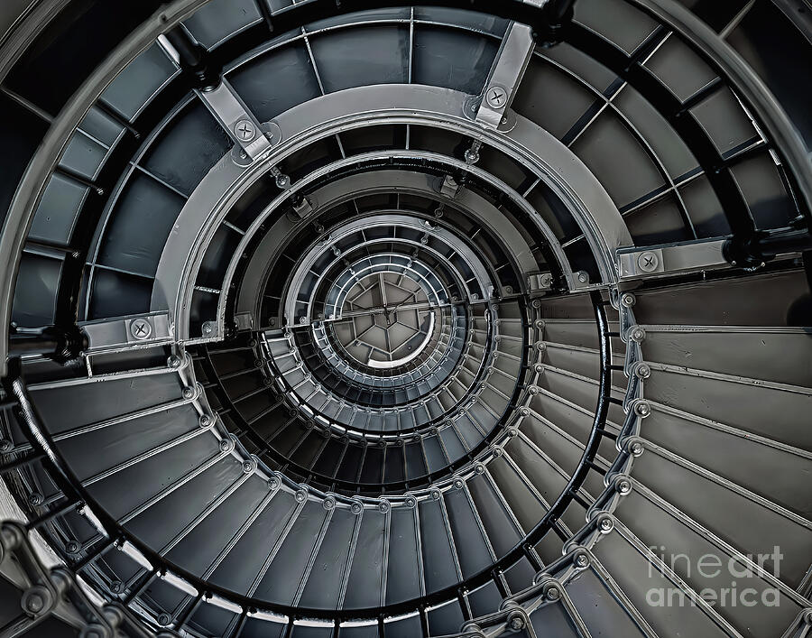 Stairs of the Ponce Inlet Lighthouse Photograph by Nick Zelinsky Jr