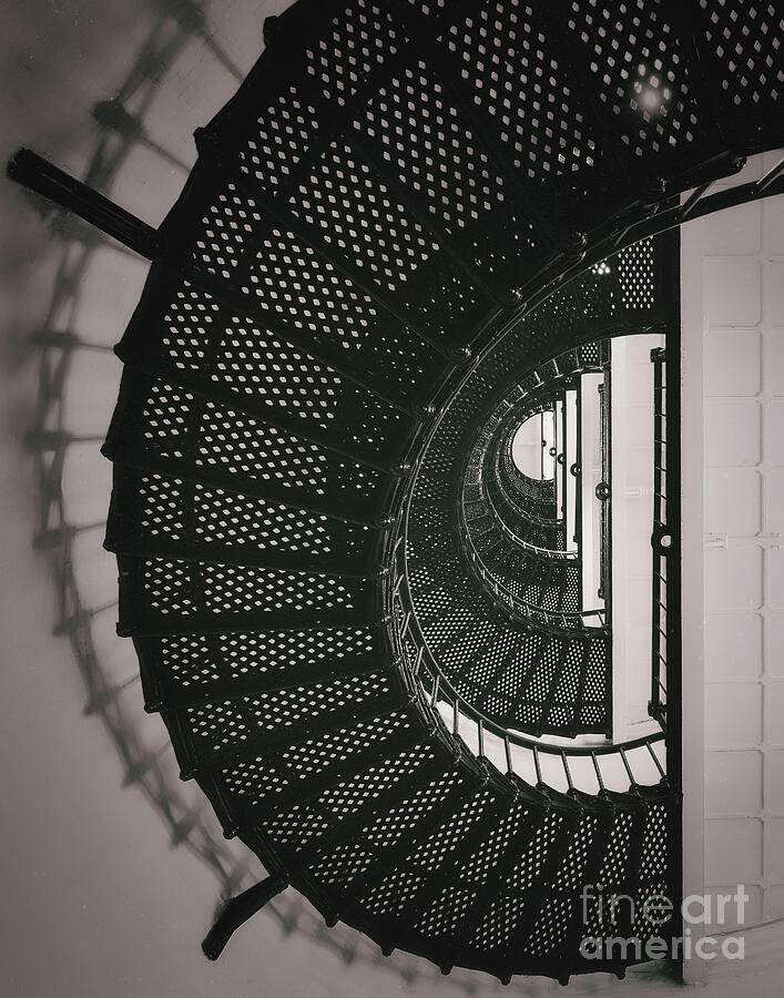 Stairs of the St. Augustine Lighthouse Photograph by Nick Zelinsky Jr