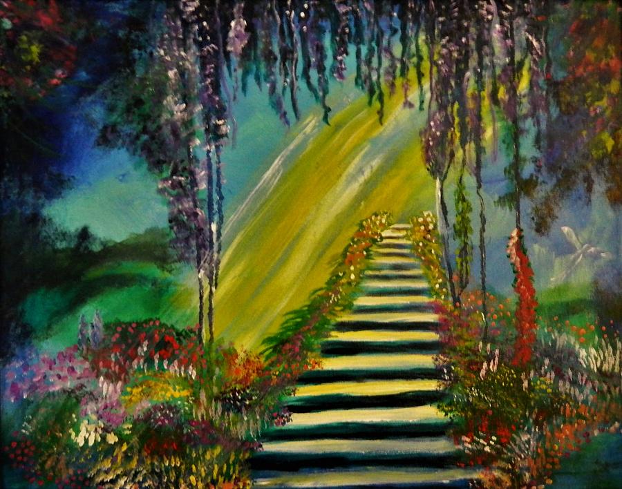 Stairs To Heaven Painting by Stacey Torres - Fine Art America