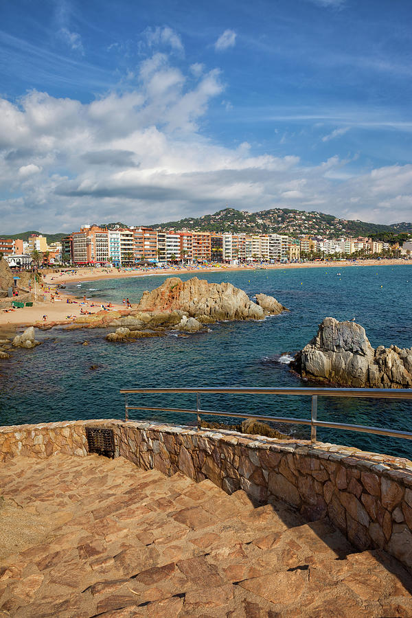 Stairs to the Sea in Lloret de Mar Photograph by Artur Bogacki