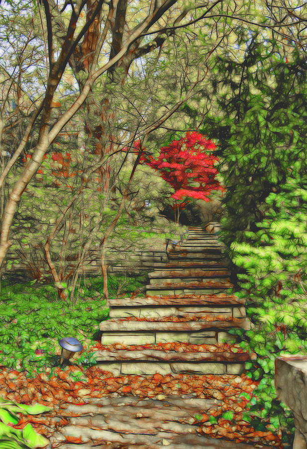 Stairway To Fall Photograph