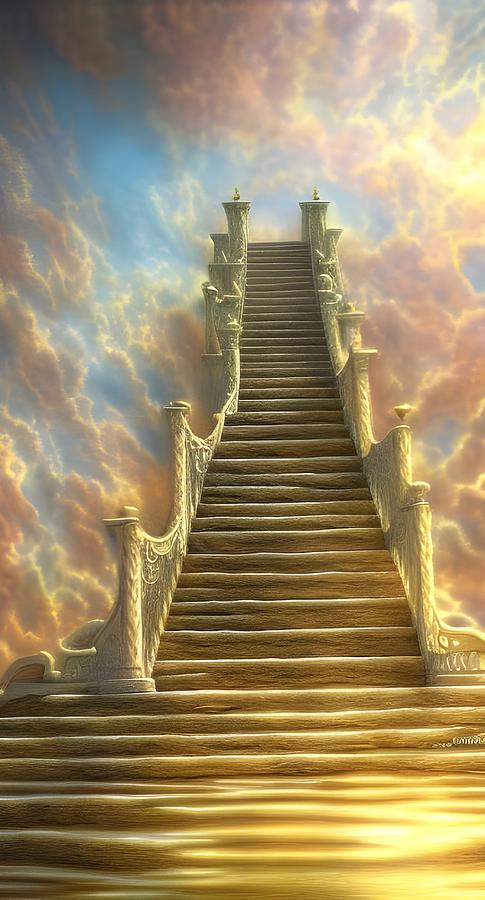 Stairway to Heaven Digital Art by Beverly Read