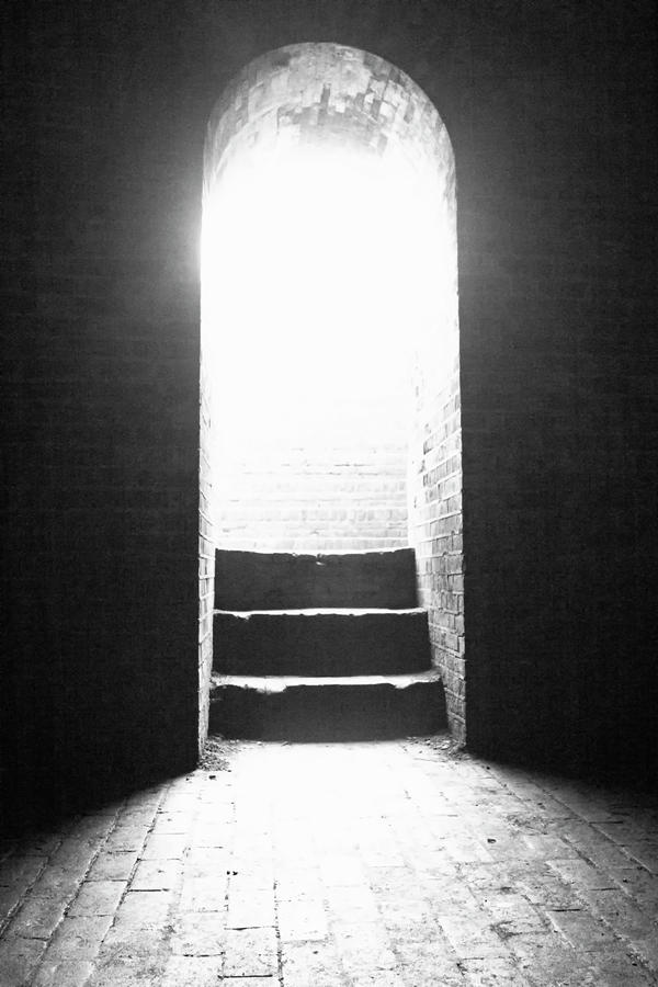 Stairway to Heaven - Fort Macon State Park Photograph by Bob Decker