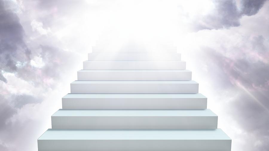 A 'Staircase to Heaven' Installation Ascends into the Sky as a