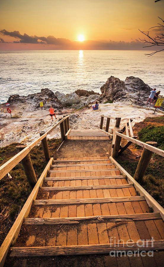 Stairway to sunrise Photograph by Jorgo Photography