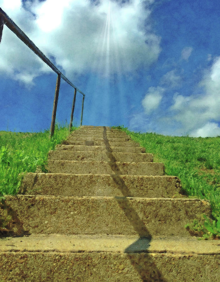 Stairway to the Sky Photograph by Amy Sorvillo