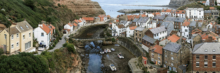 Staithes coastal town england Photograph by Sonny Ryse