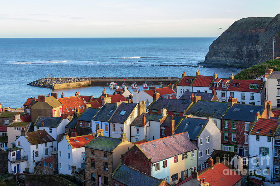Cottage Photograph - Staithes, North Yorkshire by Louise Heusinkveld